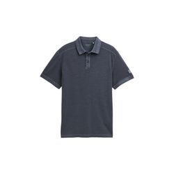 Tom Tailor Basic Piqué Polo Shirt - blue (10306)