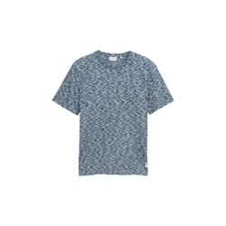 Tom Tailor T-Shirt in Melange-Optik - blau (37410)
