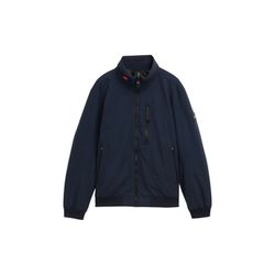 Tom Tailor Blouson Jacke mit verstaubarer Kapuze - blau (10668)