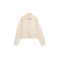 Tom Tailor Denim Overshirt Jacke mit Taschen - weiß (22569)