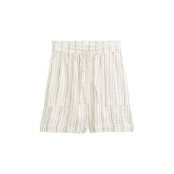 Tom Tailor Denim Short décontracté avec teneur en lin - blanc (37833)