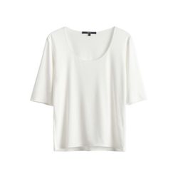someday Basicshirt slim -  Kirosa detail - weiß (1004)