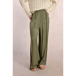 Molly Bracken Fluid high-waisted pants - green (KAKI)
