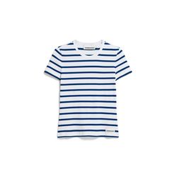 Armedangels T-Shirt - Kardaa Stripes - blue (3083)
