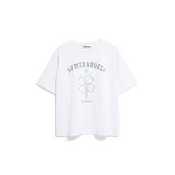 Armedangels T-shirt in organic cotton mix - Giannaa - white (188)