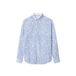 Colours & Sons Patterned shirt - Sky Beach Print - blue (601)