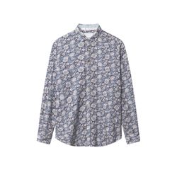 Colours & Sons Patterned shirt - Fuji Flowers - blue (592)
