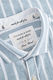 Colours & Sons Leinenhemd gestreift - Kimono Stripes - blau (585)
