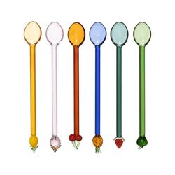 SEMA Design Cocktail stirrers - blue/green/orange (Multi)