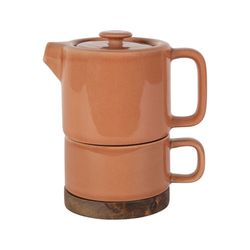 SEMA Design Théière avec tasse - Nordika - orange (Terra)