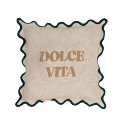 SEMA Design Cushion cover (45x45cm) - beige/green (00)