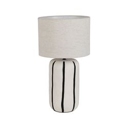 SEMA Design Lampadaire en céramique (Ø25x46cm) - Paese - beige/noir (00)