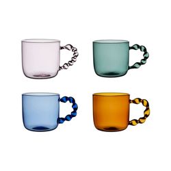 SEMA Design Tassen-Set Colorea (4 Stück) - blau/braun/grün/pink (00)