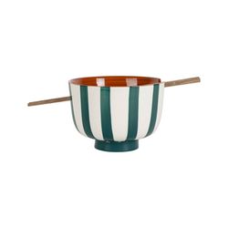 SEMA Design Schüssel mit Stäbchen - ALARIA - beige/grün (00)