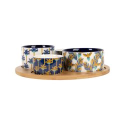 SEMA Design Aperitif Set (45x11cm) - Alaria - blue/brown (00)