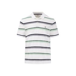 Fynch Hatton Polo shirt with stripes - white (802)