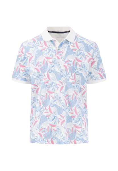 Fynch Hatton Poloshirt aus Baumwolle  - weiß (802)