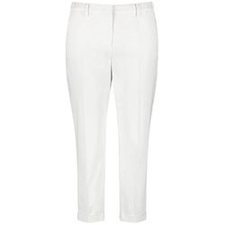 Samoon 7/8 Hose aus Baumwoll-Stretch Greta - weiß (09600)