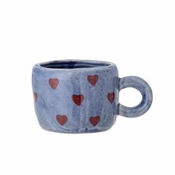 Bloomingville Tasse Nini (Ø6.5x5cm) - blau/rot (Blue)