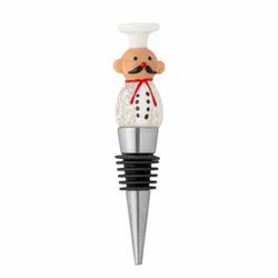 Bloomingville Wine stopper - Lynn - white/silver (00)