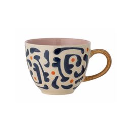 Bloomingville Tasse - Eviaya  - beige/blau (3)