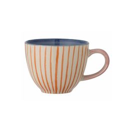 Bloomingville Tasse - Eviaya  - blau/orange (2)