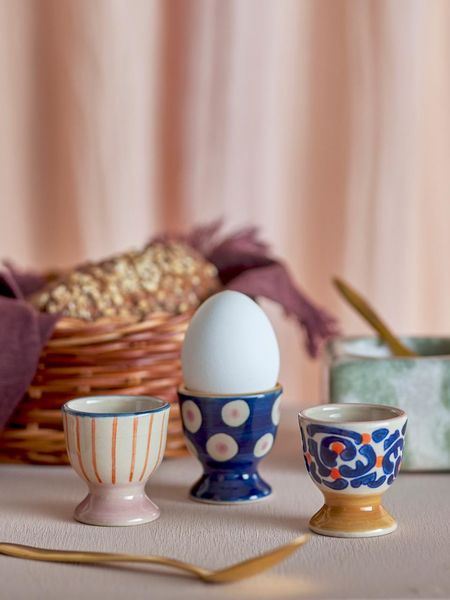 Bloomingville Eierbecher - Eviaya  - blau (1)