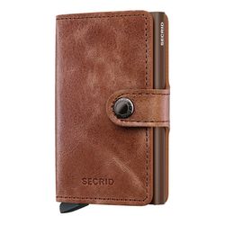 Secrid Mini Wallet Vintage (65x102x21mm) - braun (COGNAC BROWN)