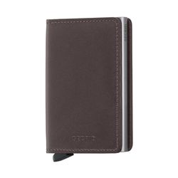 Secrid Slim Wallet Matte (68x102x16mm) - braun (DARK B)