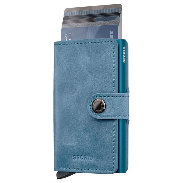 Secrid Mini Wallet (65x102x21mm) - blue (Teal)
