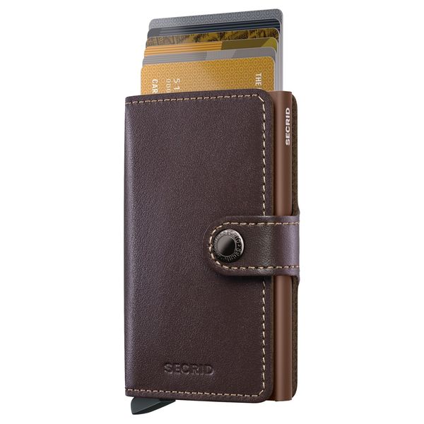 Secrid Mini Wallet Original (65x102x21mm) - braun (CHOCO)