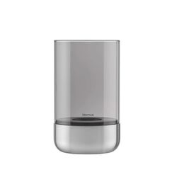 Blomus Windlicht (Ø12x20cm) - Calma M - silver (smoke)