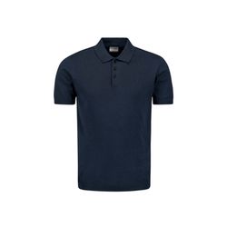 No Excess Short sleeve polo - blue (096)