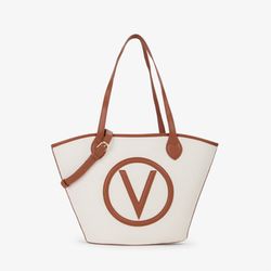 Valentino Schultertasche - Covent   - weiß/braun (NATUR CUOIO)