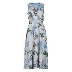 Zero Midi dress with ruffles - blue (1881)