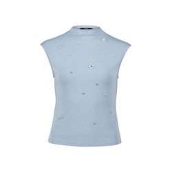 Zero T-Shirt à col montant - bleu (8991)