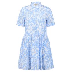 Cartoon Blouse dress - blue/white (1880)
