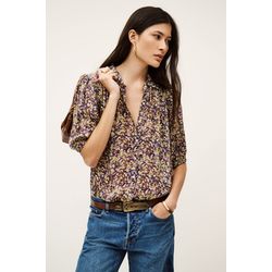 Ba&sh Bluse - Lark - gelb/lila (VIOLET)