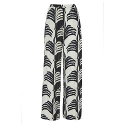 BSB Stoffhose mit Allover-Print - beige/schwarz (BLACK )