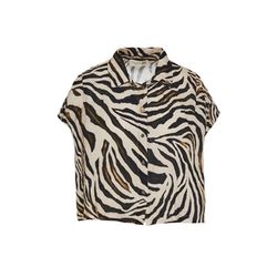 BSB Blouse with zebra print - beige/brown (NATURAL )
