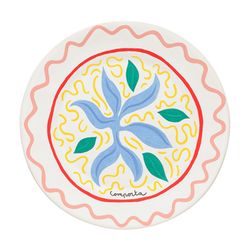 Costa Nova Dinner plate - Comporta Summer Bliss - blue/red (comporta)