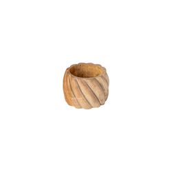 Costa Nova Wooden napkin rings x4 - brown (natural)