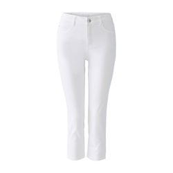 Oui Capri pants slim fit - white (1002)
