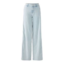 Oui A-Shape relaxed silhouette jeans - blue (5200)