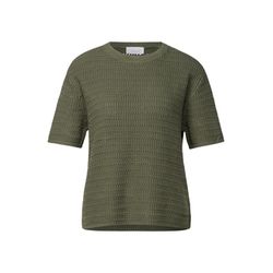 Street One Studio Openwork sweater - green (16389)