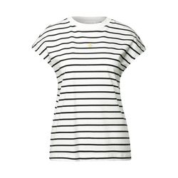 Street One Studio Striped shirt - white (20108)