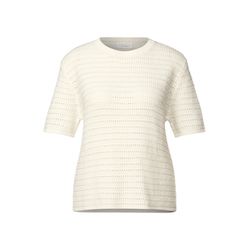 Street One Studio Openwork sweater - white (10108)