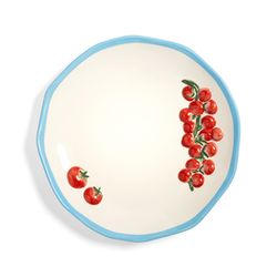 &Klevering Servierplatte - pomodoro - beige/blau (00)