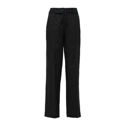 s.Oliver Red Label Lightweight high-rise linen trousers - black (9999)