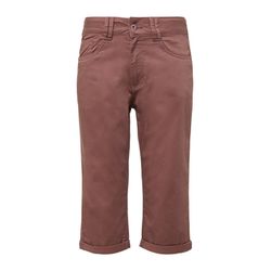 Q/S designed by Slim Fit: Caprihose - Catie - braun/pink (4762)